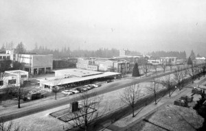 Bus Stop Café, Main Mall, 1956. UBC Archives.