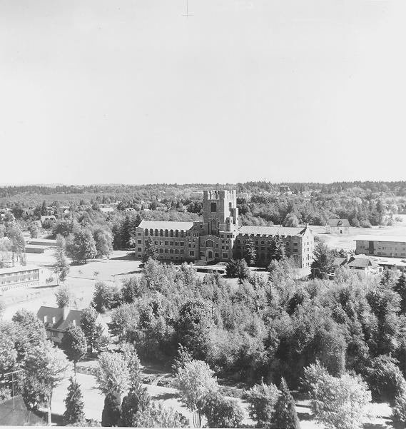 Union College, c.1962, shortly after the east wing was added. Photo: UBC Archives
